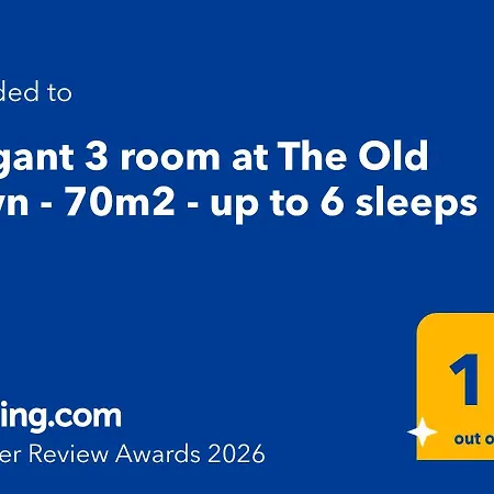 Elegant 3 At The Old Town - 70m2 - Up To 6 Sleeps شقة